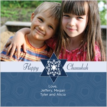 Hanukkah Cards - chanukah star