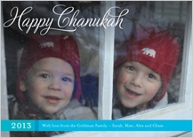 Hanukkah Cards - happy family chanukah