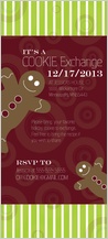 Holiday Party Invitations - holiday cookie Holiday Party Invitations - holiday cookie