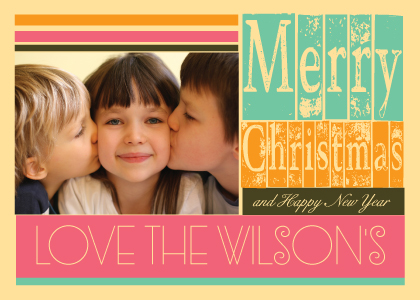 Christmas Cards - Christmas Fonts Frame