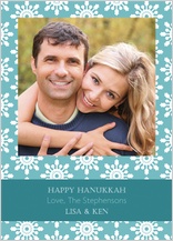 Hanukkah Cards - pretty flakes