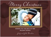 Christmas Cards - vintage ornaments