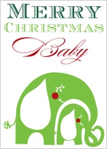Christmas Cards - merry christmas baby