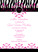 Birthday Party Invitation - Sweet 16 Party Girl