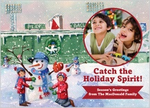 Holiday Cards - fenway fantasy in the snow
