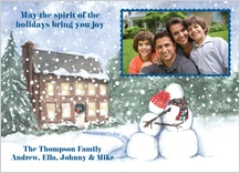 Holiday Cards - snow people