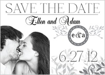 Save the Date Card with photo - wedding invitation Save the Date Card with photo - wedding invitation