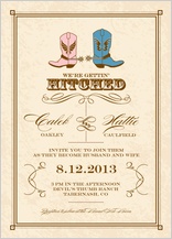 Wedding Invitation - gettin' hitched Wedding Invitation - gettin' hitched