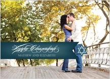 Hanukkah Cards - chanukah ribbon