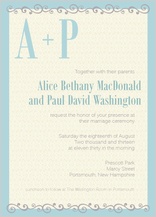 Wedding Invitation - prescott park
