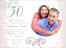 Anniversary Party Invitation - elegant anniversary Anniversary Party Invitation - elegant anniversary