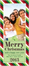 Christmas Cards - christmas stripes
