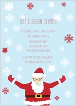 Holiday Party Invitations - santa holiday party Holiday Party Invitations - santa holiday party