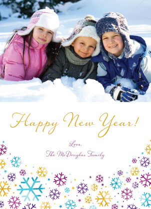 New Year's Cards - Let It Snow