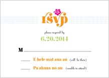 Response Card - destination hawaii Response Card - destination hawaii
