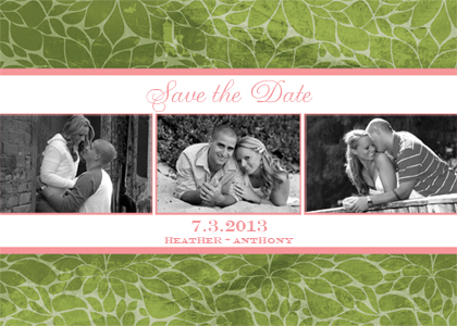 Save the Date Card with photo - Sweetpea - Save the Date