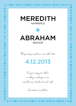 Save the Date Card - Simply Cirque