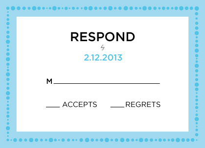 Response Card - Simply Cirque