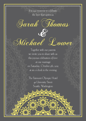 Wedding Invitation - Celebration