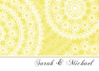 Wedding Thank You Card - Celebration