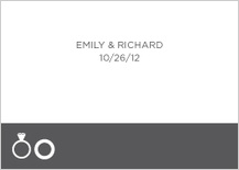 Gift Enclosure - simple rings Gift Enclosure - simple rings