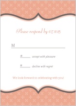 Response Card - tres chic Response Card - tres chic