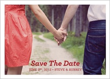 Save the Date Card with photo - the aubrey Save the Date Card with photo - the aubrey