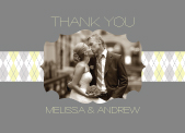 Wedding Thank You Card with photo