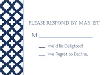 Response Card - wedding trellis Response Card - wedding trellis