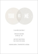 Wedding Invitation - you, me, us