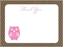 Thank You - owl thanks
