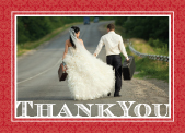 Wedding Thank You Card with photo