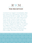 Reception Card