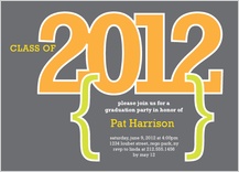 Graduation Party Invitation - bold graduate Graduation Party Invitation - bold graduate