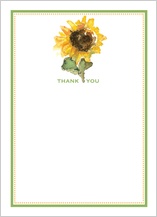 Thank You - thank a sunflower