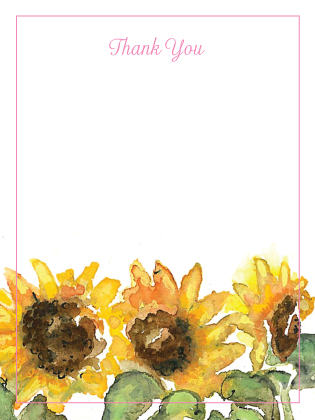 Thank You - thank another sunflower