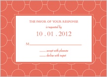 Response Card - simple chic reverse Response Card - simple chic reverse