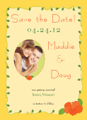 Save the Date Card with photo