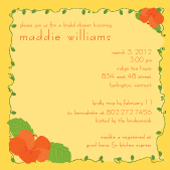 Wedding Shower Invitation