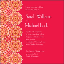 Wedding Invitation - moroccan medallion Wedding Invitation - moroccan medallion