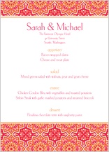 Menu - moroccan medallion