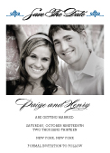 Save the Date Card with photo