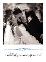 Wedding Thank You Card with photo - traditions