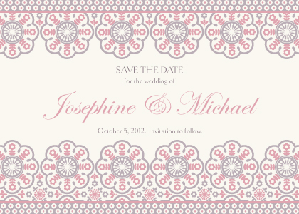 Save the Date Card - Cherry Cordial