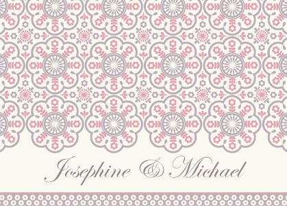 Wedding Thank You Card - Cherry Cordial