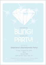 Bachelorette Party Invitation - bling bachelorette! Bachelorette Party Invitation - bling bachelorette!