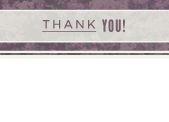 Wedding Thank You Card