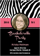 Bachelorette Party Invitation - let's go wild Bachelorette Party Invitation - let's go wild