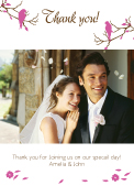 Wedding Thank You Card with photo