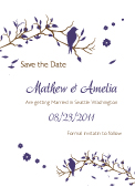 Save the Date Card